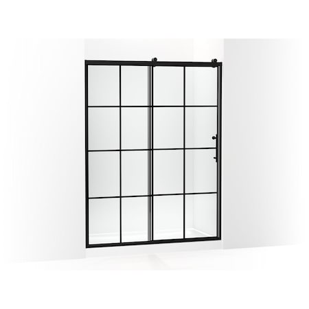 Kohler Rely 3/8 Shower Door 77X60 Hdl 702256-10G79-BL